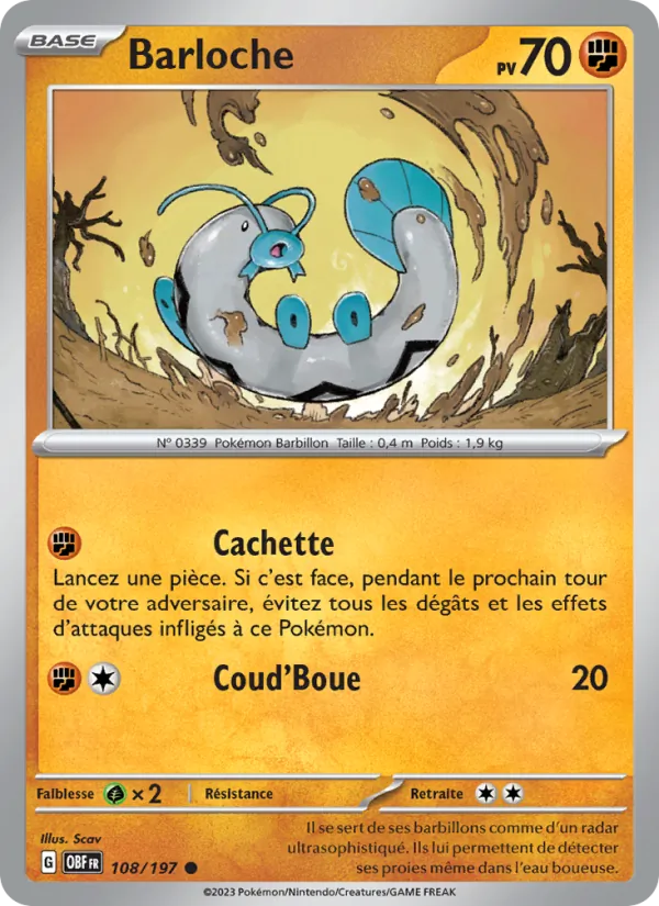 Barloche Flammes Obsidiennes 108/197