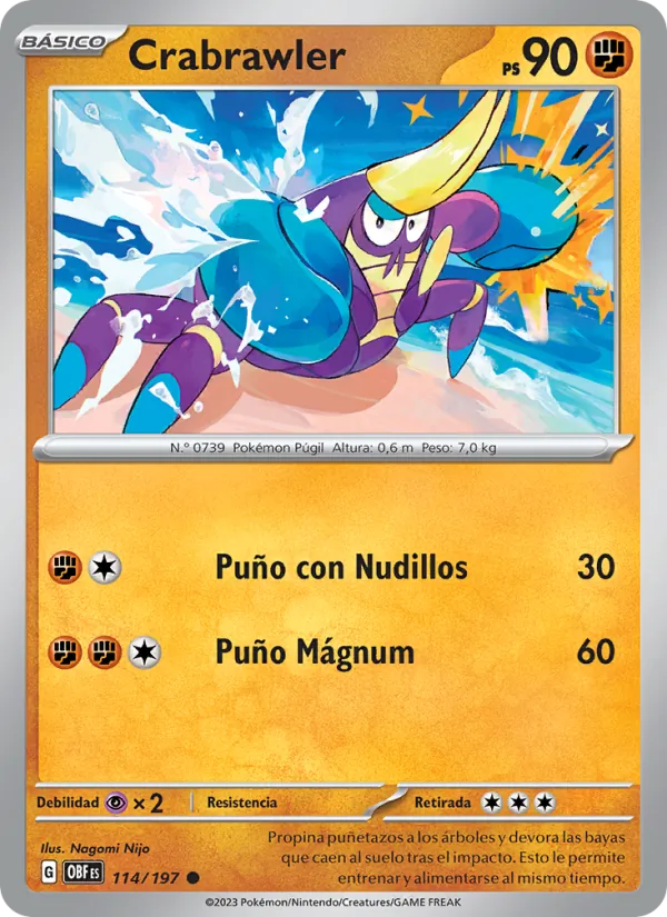 Crabrawler Llamas Obsidianas 114/197
