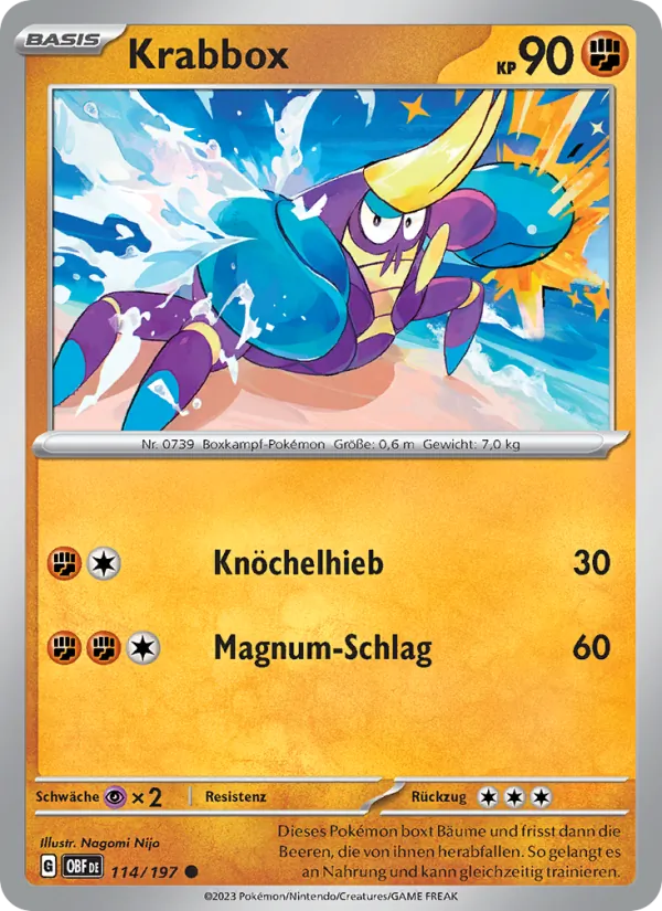 Krabbox Obsidian Flammen 114/197