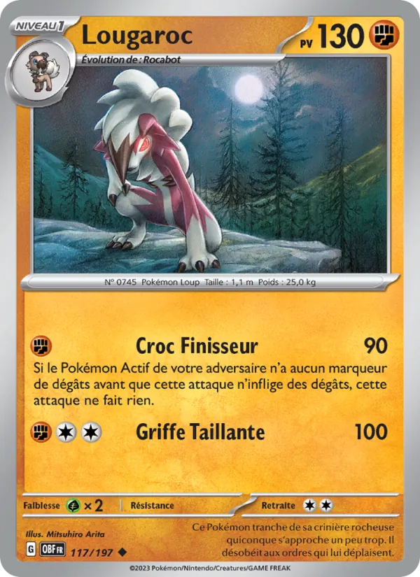 Lougaroc Flammes Obsidiennes 117/197