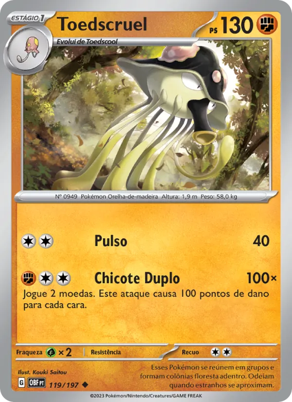 Toedscruel Obsidiana em Chamas 119/197