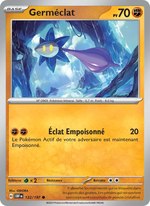 Germéclat Flammes Obsidiennes 122/197