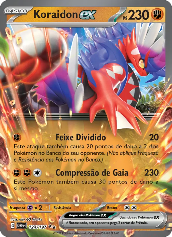 Koraidon ex Obsidiana em Chamas 124/197