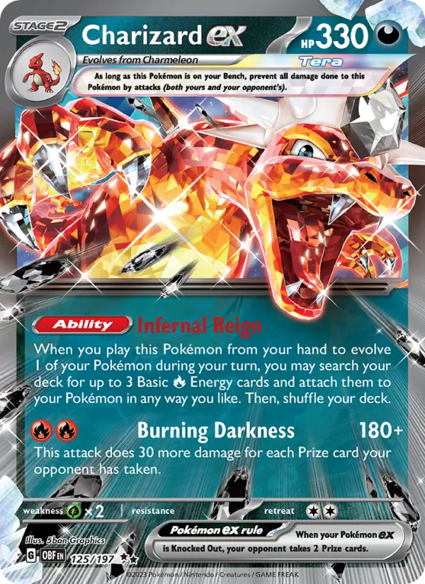 Charizard ex Obsidian Flames 125/197