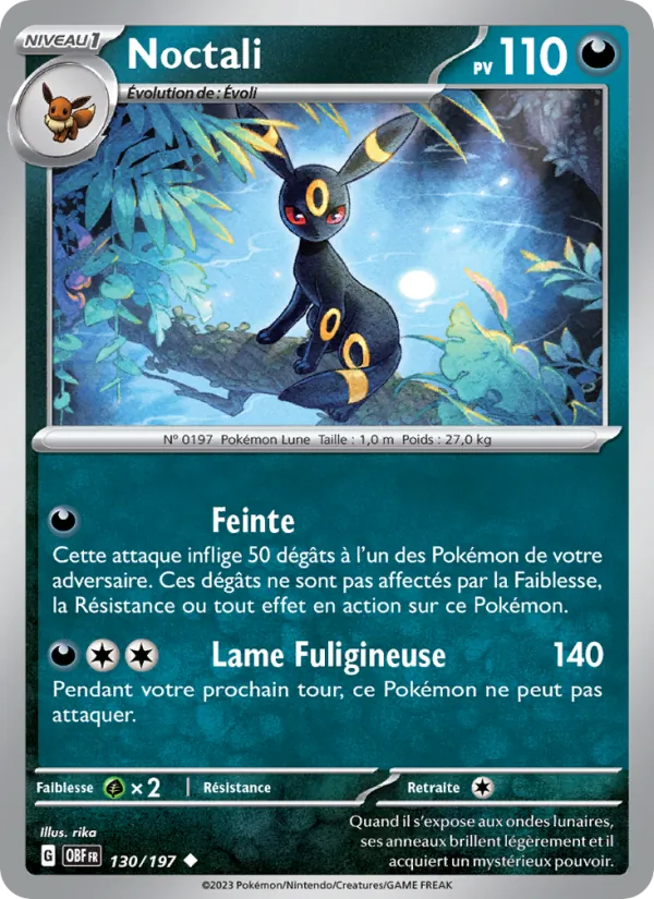 Noctali Flammes Obsidiennes 130/197