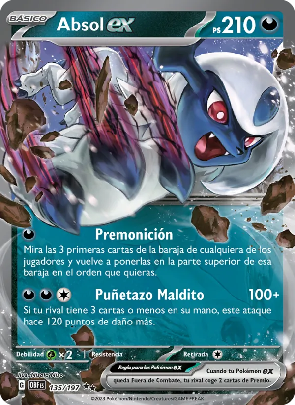 Absol ex Llamas Obsidianas 135/197