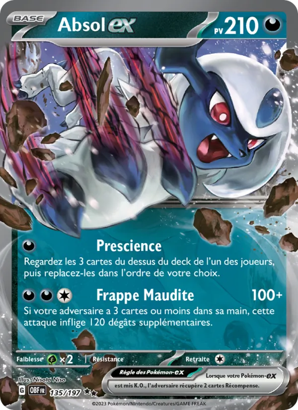 Absol-ex Flammes Obsidiennes 135/197