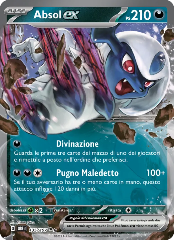 Absol-ex Ossidiana Infuocata 135/197
