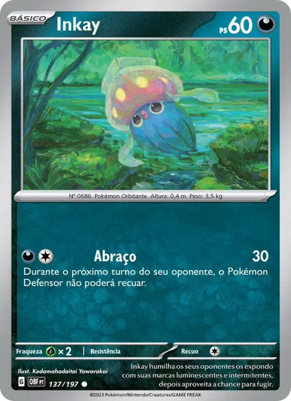 Inkay Obsidiana em Chamas 137/197