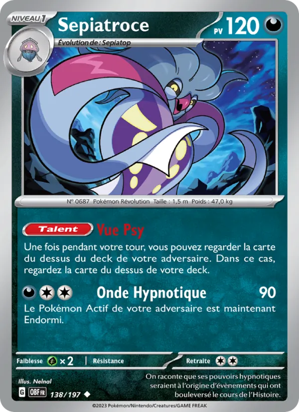 Sepiatroce Flammes Obsidiennes 138/197