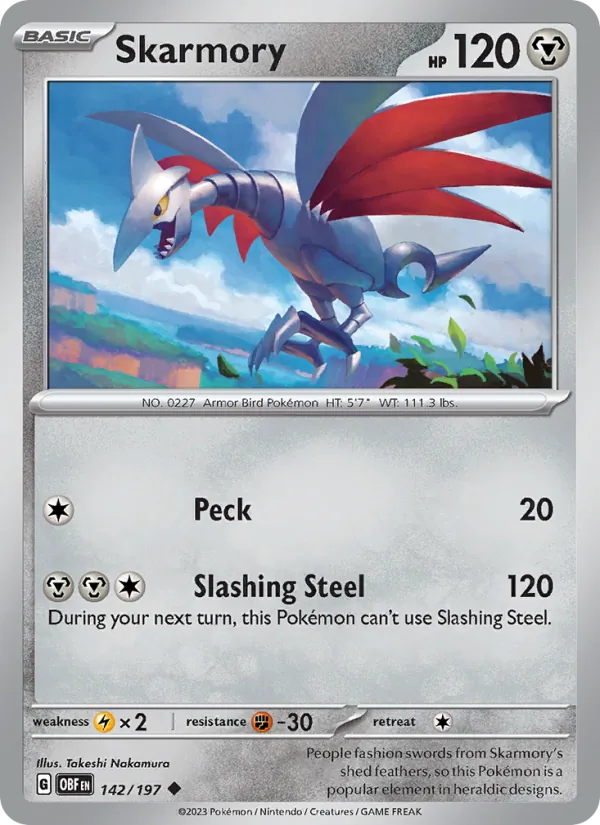 Skarmory Obsidian Flames 142/197
