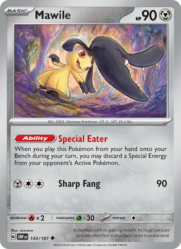 Mawile Obsidian Flames 143/197