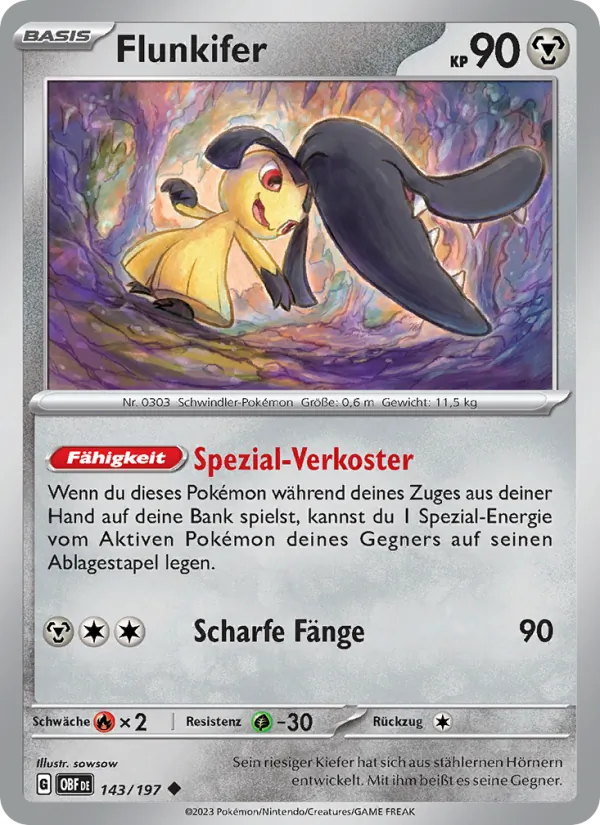Flunkifer Obsidian Flammen 143/197