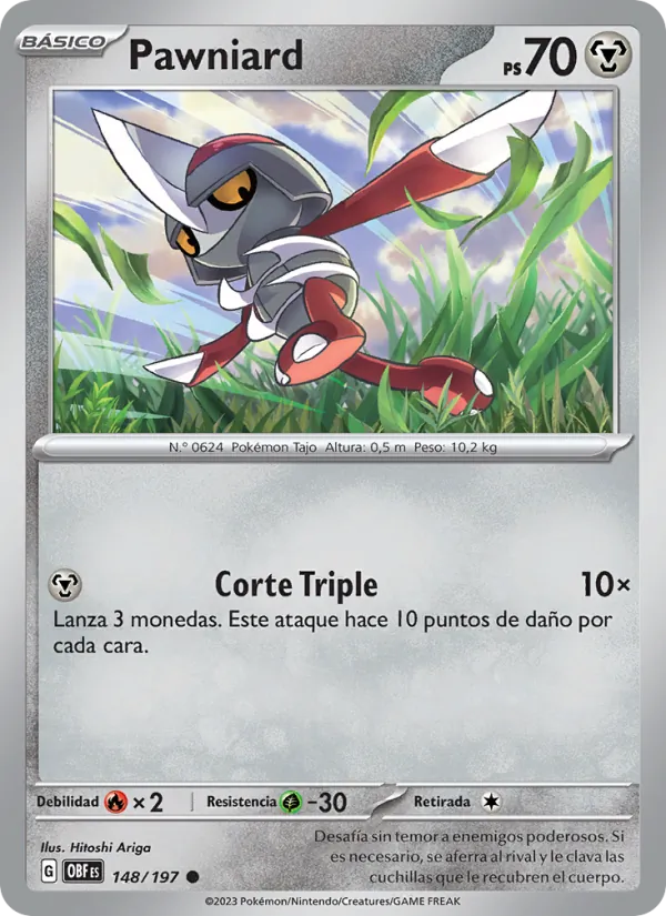 Pawniard Llamas Obsidianas 148/197