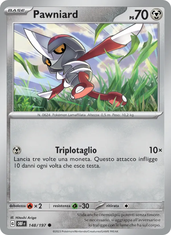 Pawniard Ossidiana Infuocata 148/197