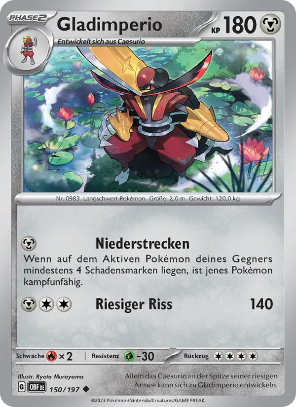 Gladimperio Obsidian Flammen 150/197