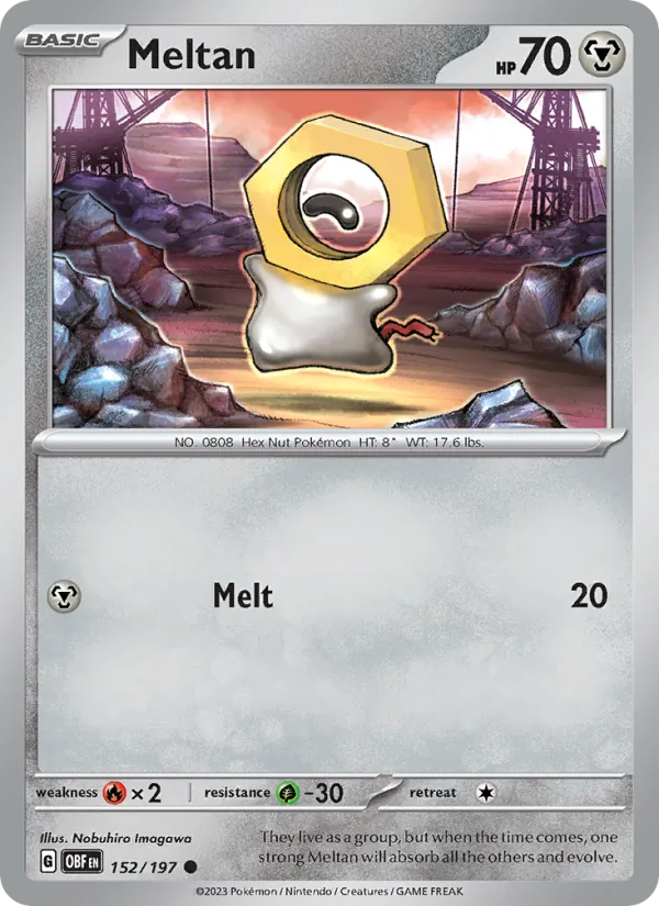 Meltan Obsidian Flames 152/197