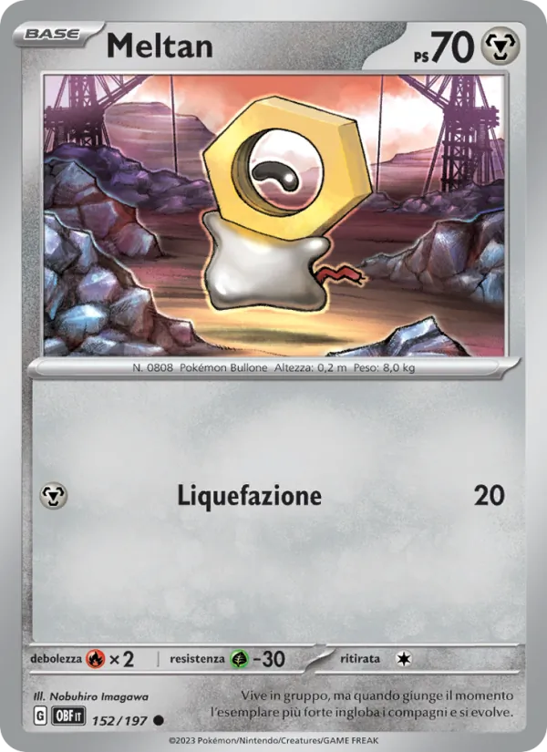 Meltan Ossidiana Infuocata 152/197
