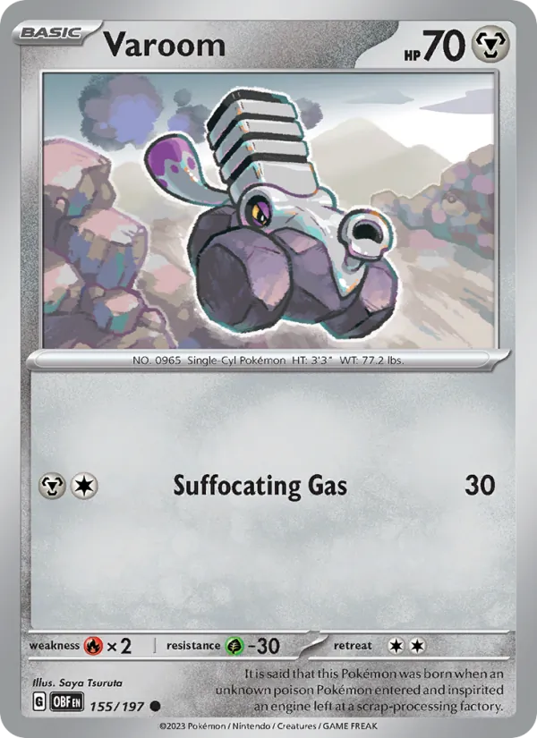 Varoom Obsidian Flames 155/197