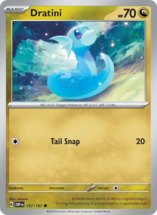 Dratini Obsidian Flames 157/197