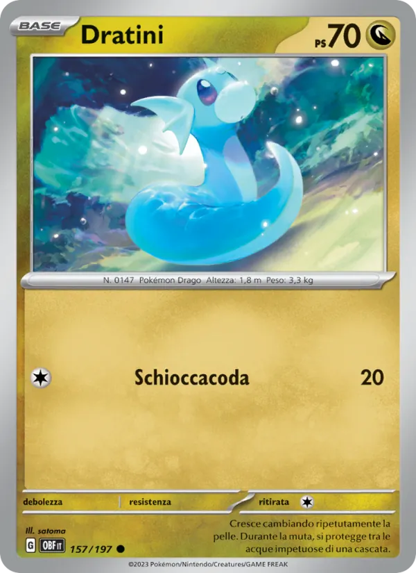 Dratini Ossidiana Infuocata 157/197