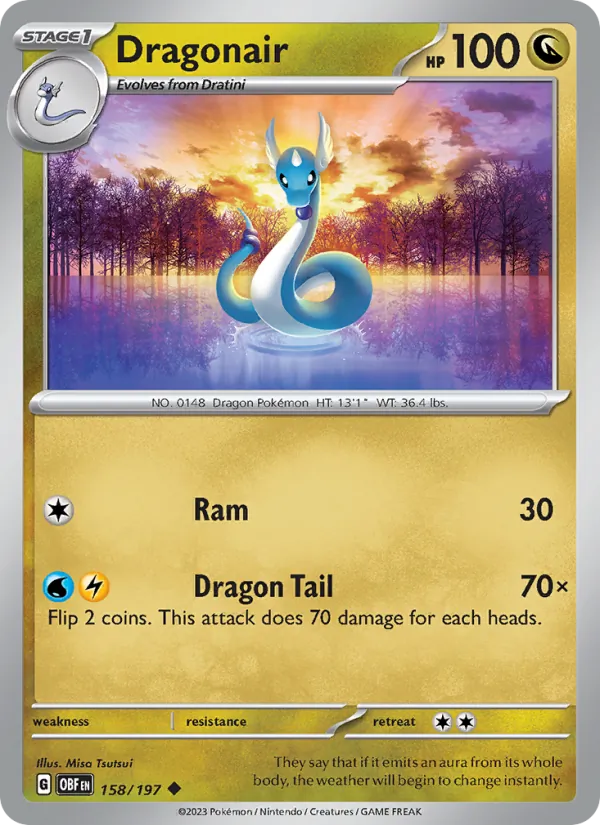 Dragonair Obsidian Flames 158/197