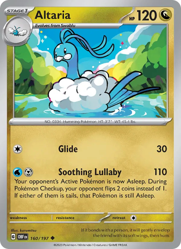 Altaria Obsidian Flames 160/197