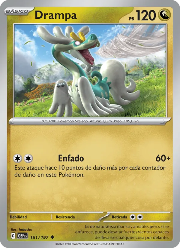 Drampa Llamas Obsidianas 161/197
