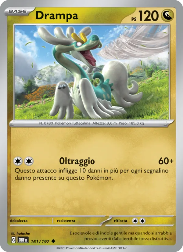Drampa Ossidiana Infuocata 161/197
