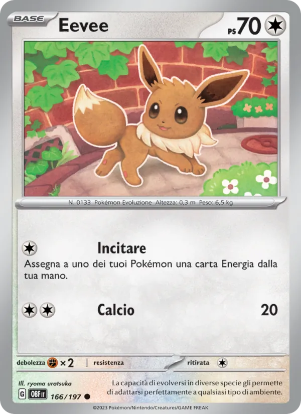 Eevee Ossidiana Infuocata 166/197
