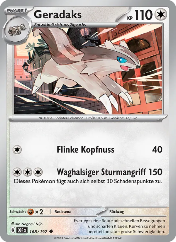 Geradaks Obsidian Flammen 168/197