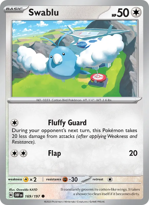 Swablu Obsidian Flames 169/197