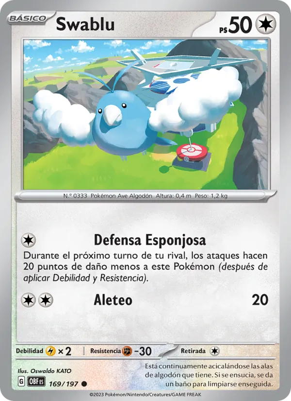 Swablu Llamas Obsidianas 169/197