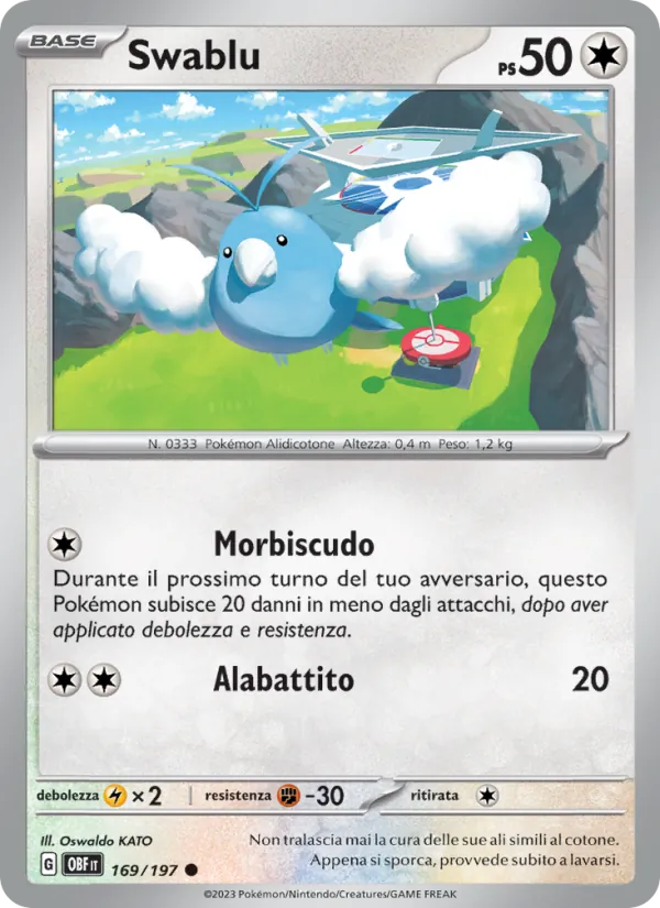 Swablu Ossidiana Infuocata 169/197