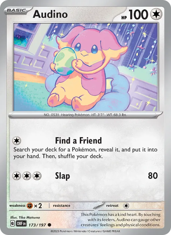 Audino Obsidian Flames 173/197