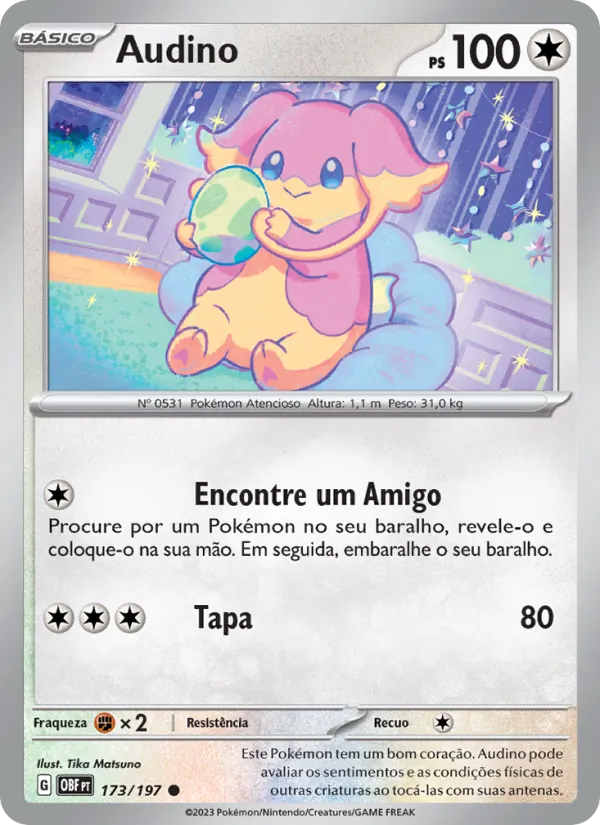 Audino Obsidiana em Chamas 173/197