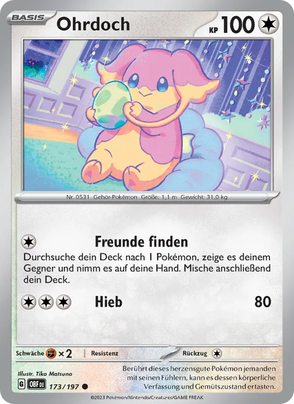 Ohrdoch Obsidian Flammen 173/197