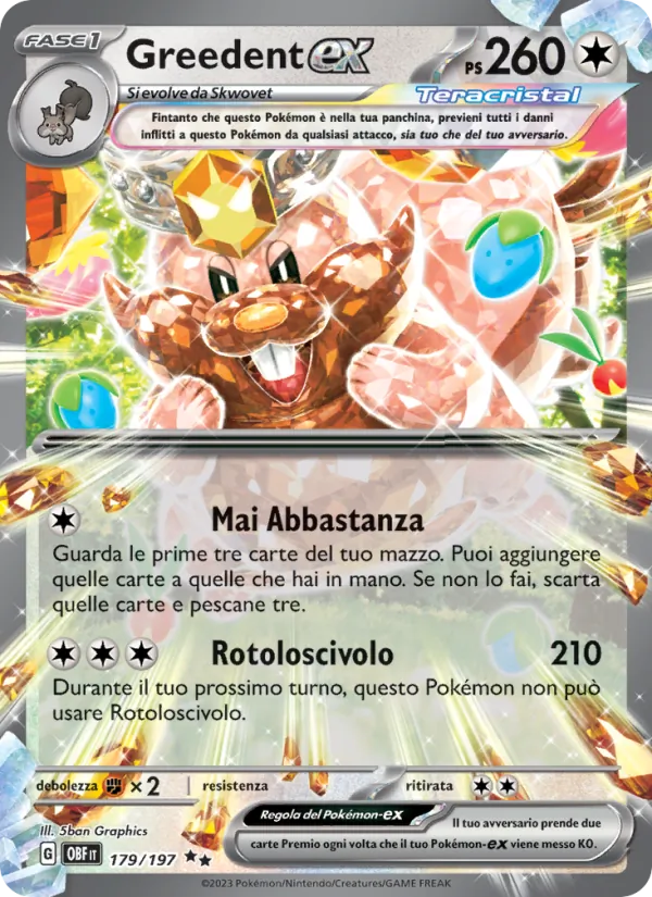 Greedent-ex Ossidiana Infuocata 179/197