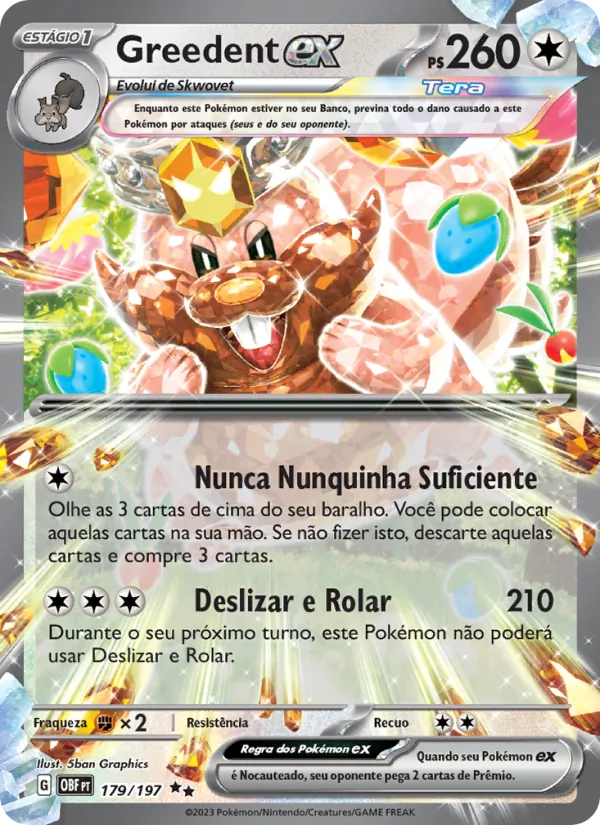 Greedent ex Obsidiana em Chamas 179/197