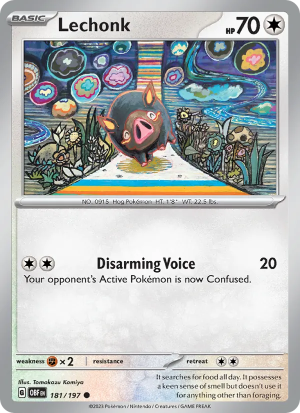 Lechonk Obsidian Flames 181/197