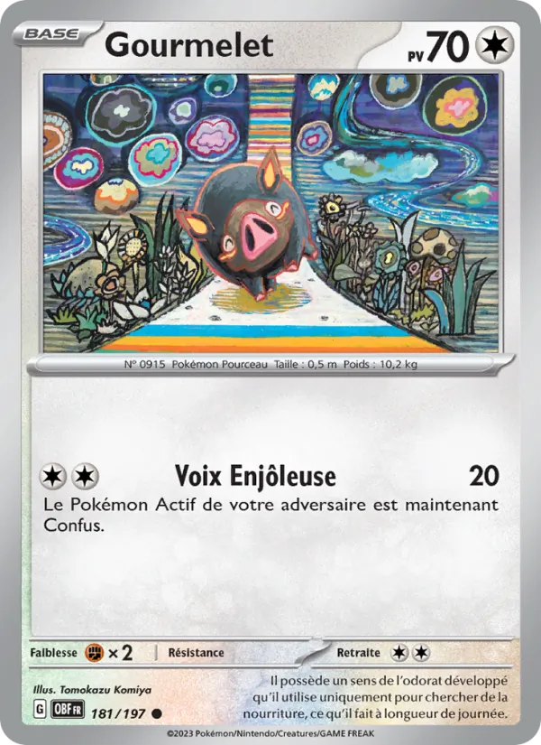 Gourmelet Flammes Obsidiennes 181/197