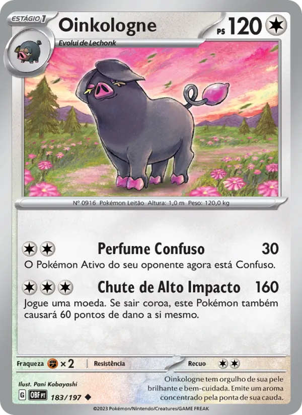 Oinkologne Obsidiana em Chamas 183/197