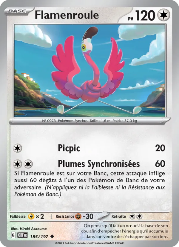 Flamenroule Flammes Obsidiennes 185/197
