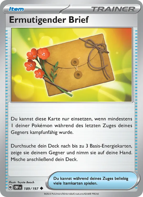 Ermutigender Brief Obsidian Flammen 189/197