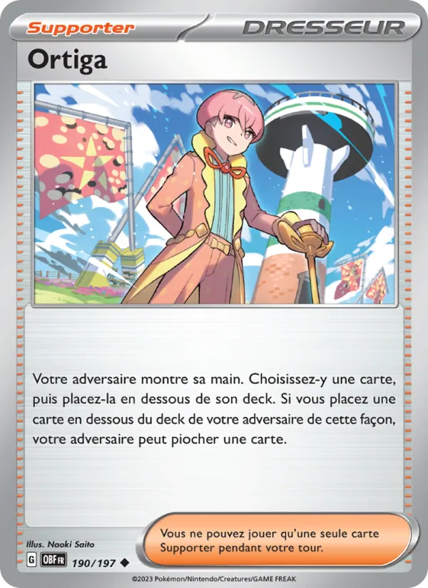 Ortiga Flammes Obsidiennes 190/197