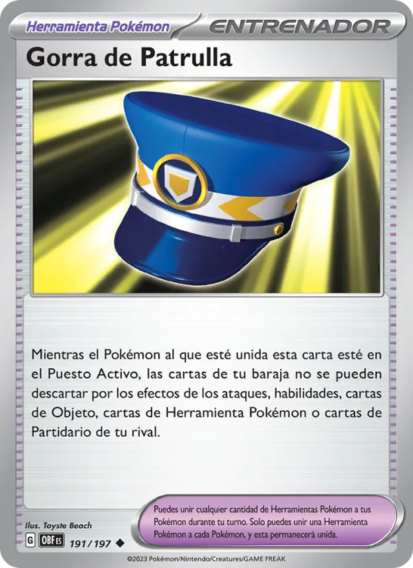 Gorra de Patrulla Llamas Obsidianas 191/197