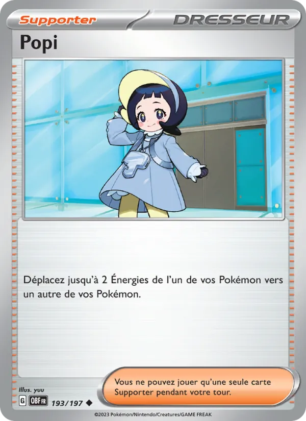 Popi Flammes Obsidiennes 193/197