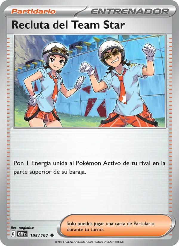 Recluta del Team Star Llamas Obsidianas 195/197