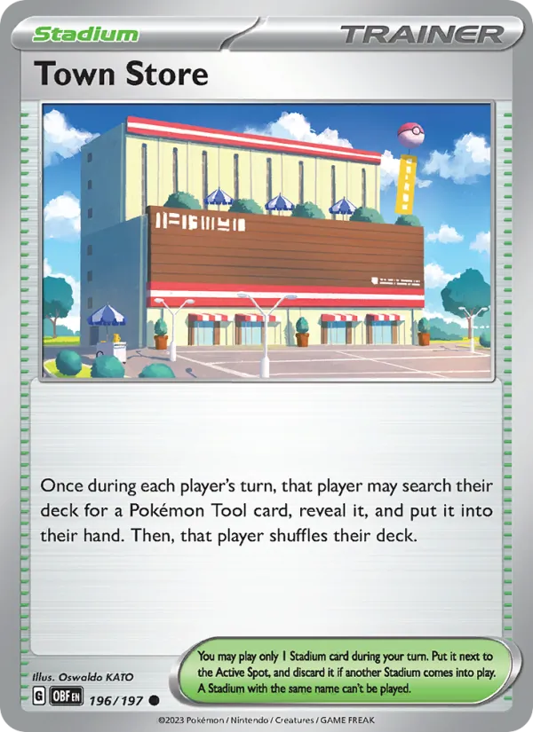 Town Store Obsidian Flames 196/197