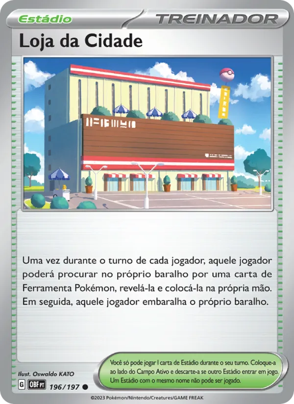 Loja da Cidade Obsidiana em Chamas 196/197
